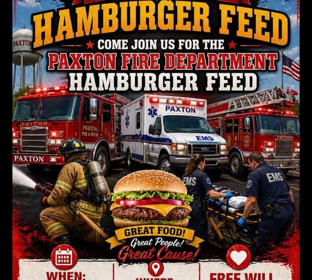 Paxton Fire Department Hamburger Feed