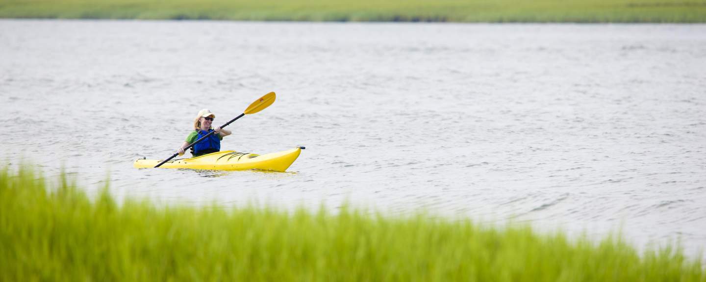 Kayaking and Camping on Masonboro Island in North Carolina