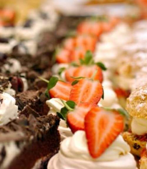 Mini cakes, cupcakes, and pies from Stax Bakery in Greenville, SC.