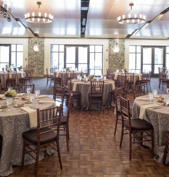 Bluestone Room at Heritage Sandy Spring is a great event space for receptions and banquet