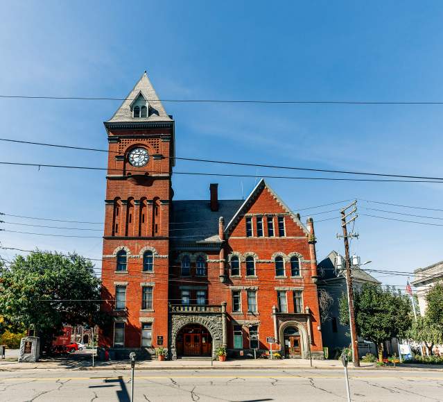 Carbondale City Hall in Carbondale, PA.