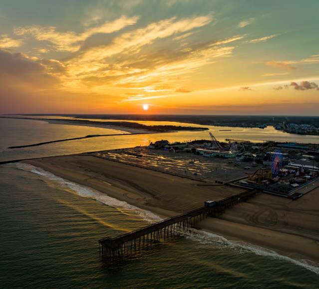 Sunset in Ocean City, MD