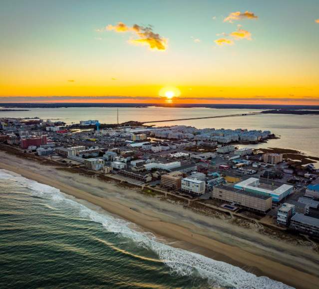 ocean city sunset