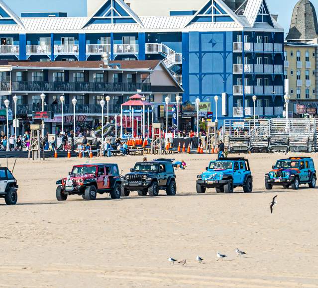 Jeeps on the Beach Event