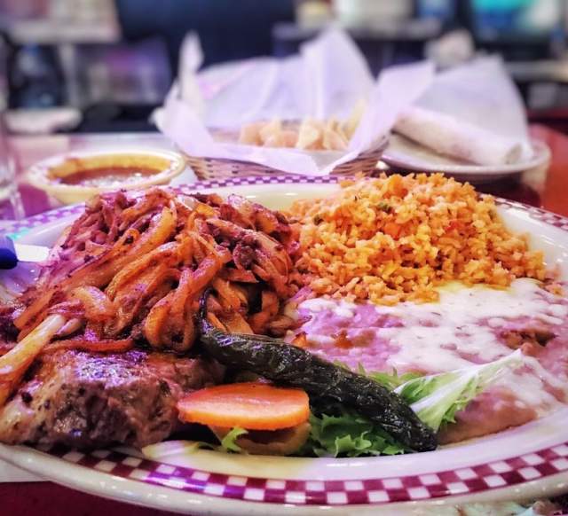 Food at Red Iguana