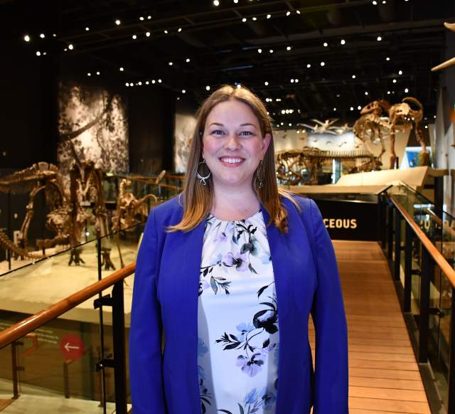Carrie Levitt-Bussian at the Natural History Museum of Utah