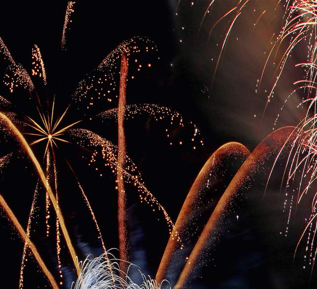 Fireworks in Salt Lake