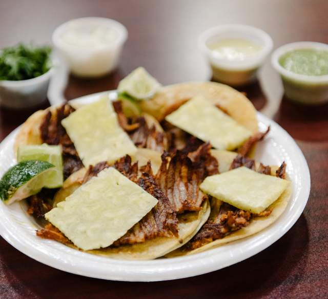 Food at Jugos y Tortas El Morelense