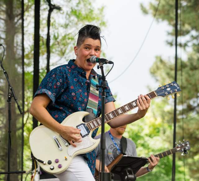 Image of a performance at the Utah Pride Festival 2019