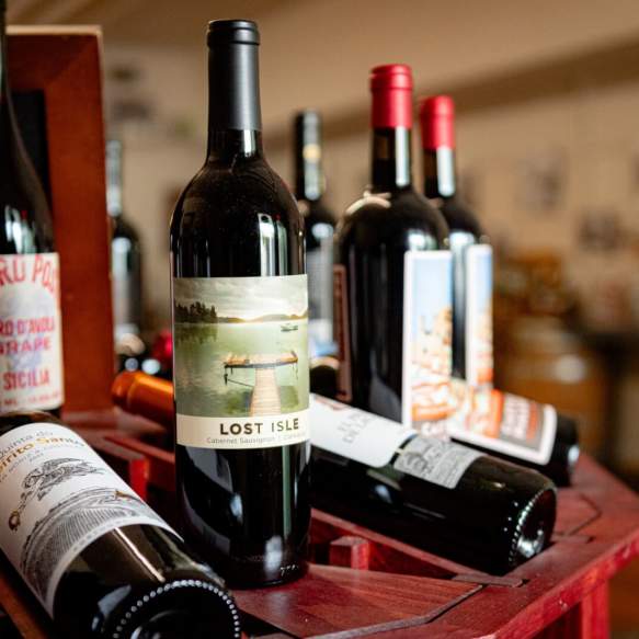 Wine bottles