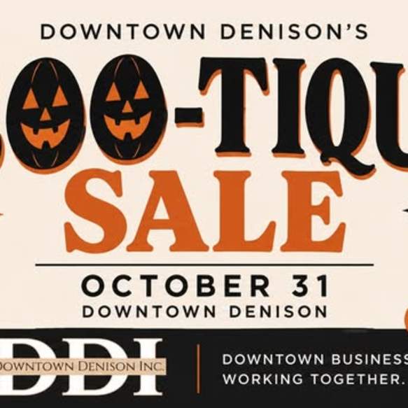 Downtown Denison's Boo-Tique Sale