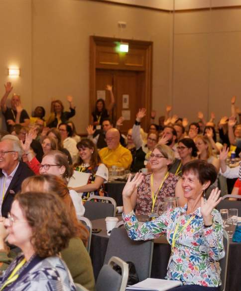 The Archives and Records Association (ARA) Conference 2025 Julz keynote - waving for a selfie