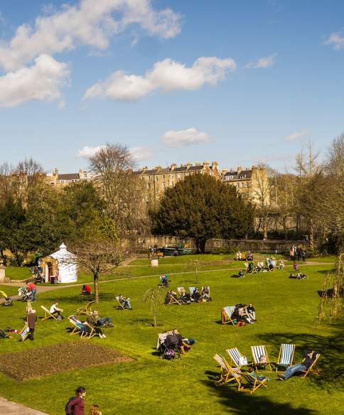 Parade Gardens in Bath