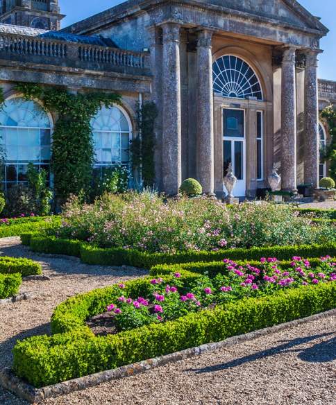 A view of the exterior of Bowood House in Wiltshire, credit Anna Stowe