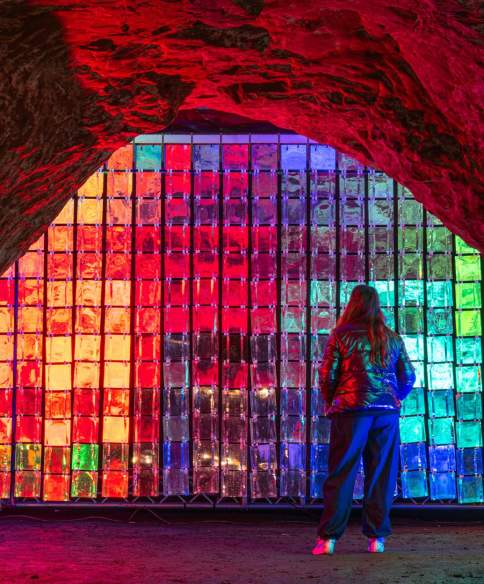 Bristol Light Festival 2026 in Redcliffe Caves - credit Bristol BID