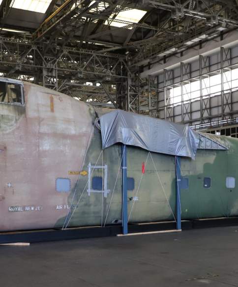 Side view of Bristol Freighter Type 170 - credit Aerospace Bristol
