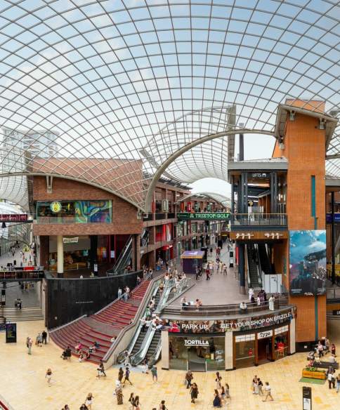 A view of Cabot Circus