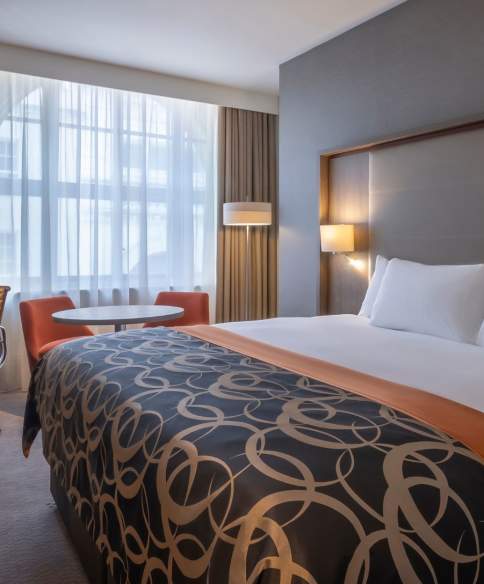 Interior Executive King bedroom at the Clayton Hotel in Bristol - credit Clayton Hotels