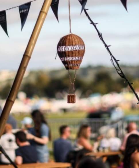 Fine dining at Bristol International Balloon Fiesta