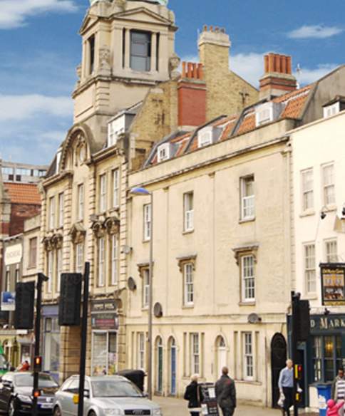 A view down Old Market in East Bristol - credit Visit Bristol