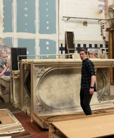 Rehoming 23 tonnes of scenery from Wolf Hall with help from Picture Zero & The Bottle Yard Studios