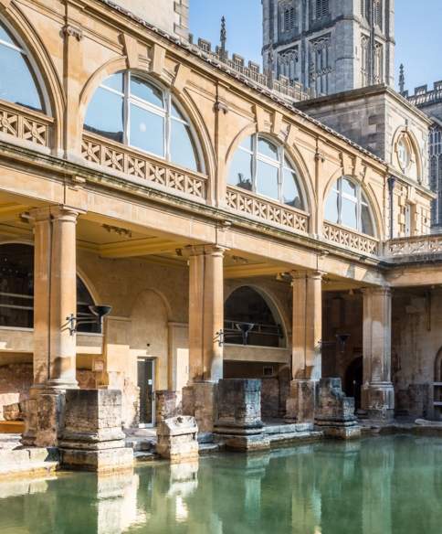 Roman Baths Great Bath and Abbey