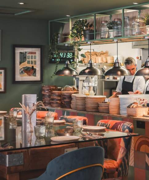 Restaurant interior at The Granary - credit The Granary