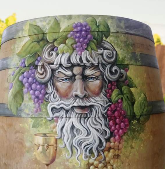 barrel art trail - gbv, artist tamra gerard