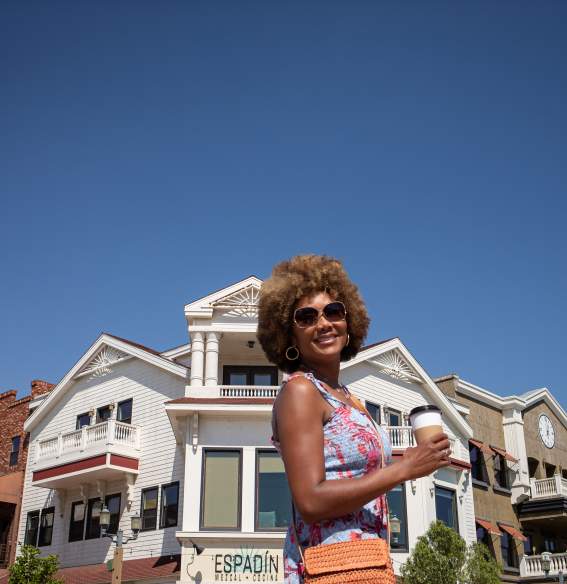 Walking in Old Town Temecula