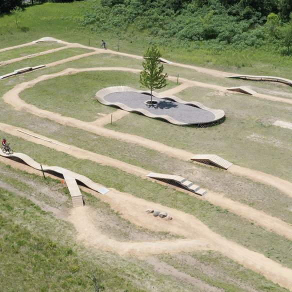Bike Park aerial photo