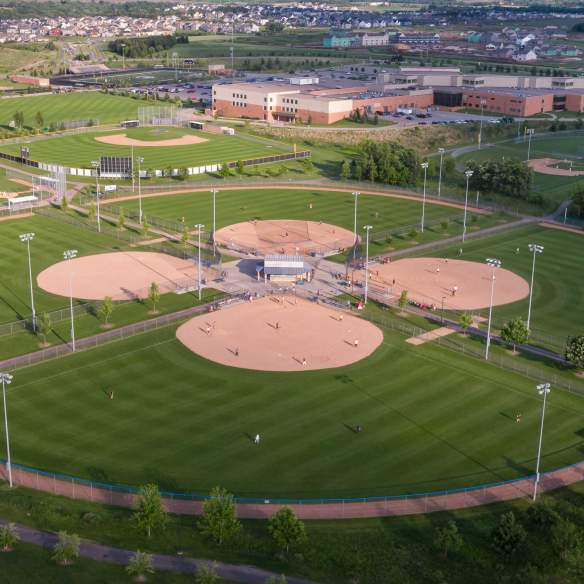 Sports Center aerial photo
