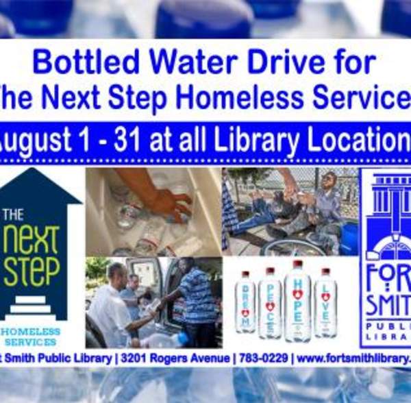 Bottle Water Drive for the Next Step Day Room