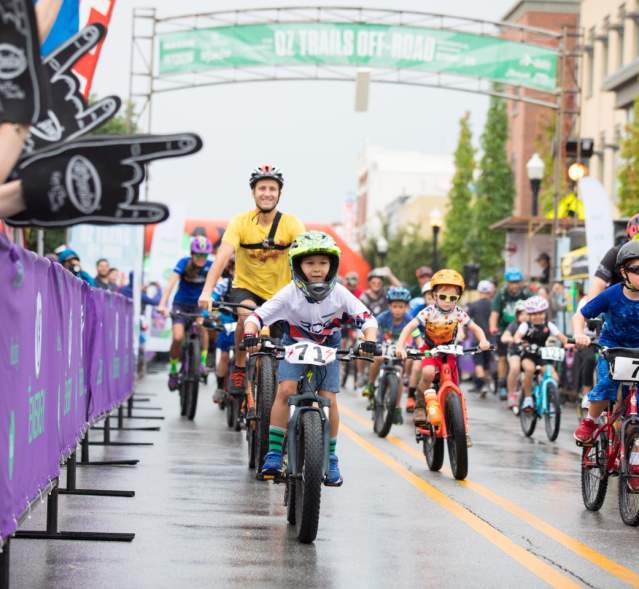 Children Cycling