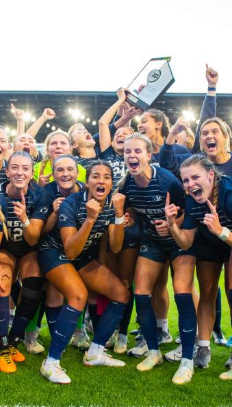 Penn State Women’s Soccer Celebrates Big Ten Championship