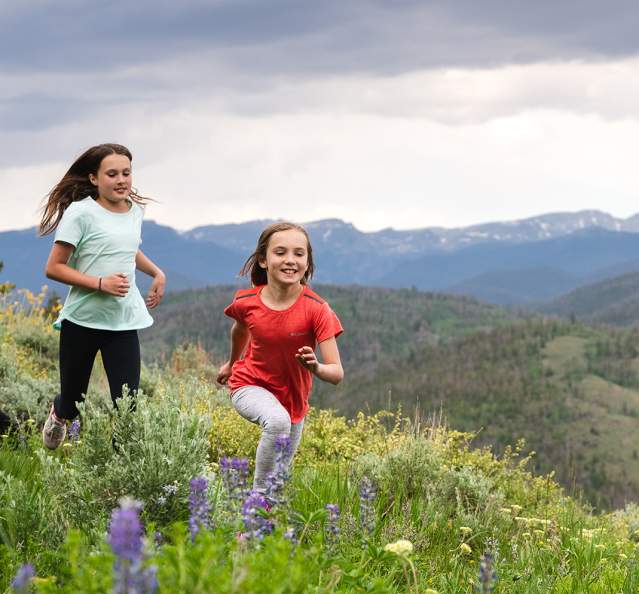 Granby Ranch Kids and Dog
