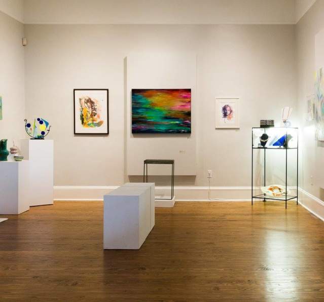Spruill Gallery Interior with Art