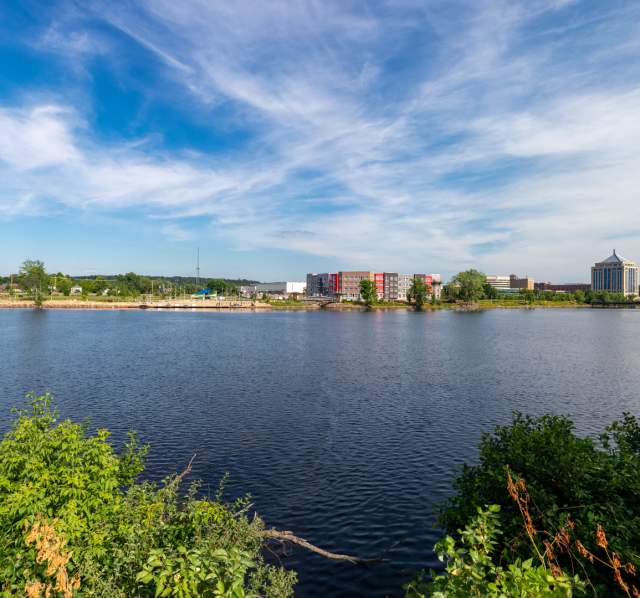 Downtown Riverlife, Wausau, Wis River