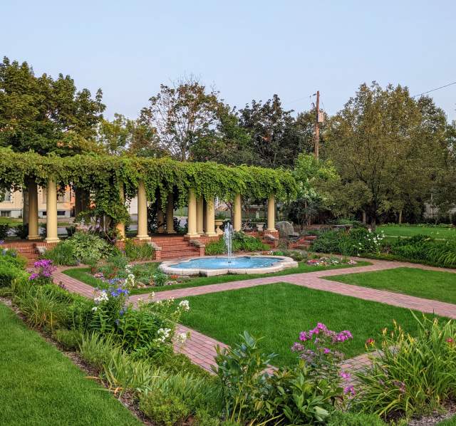 Yawkey House Museum gardens