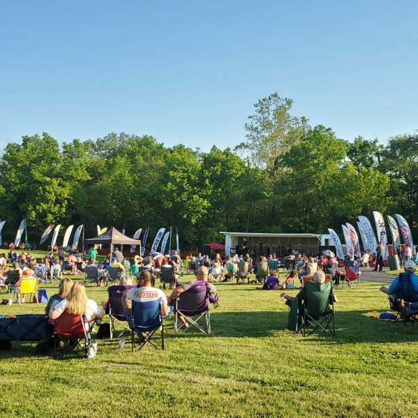 Pioneer Park is just one of several outdoor concert venues in Morgan County.