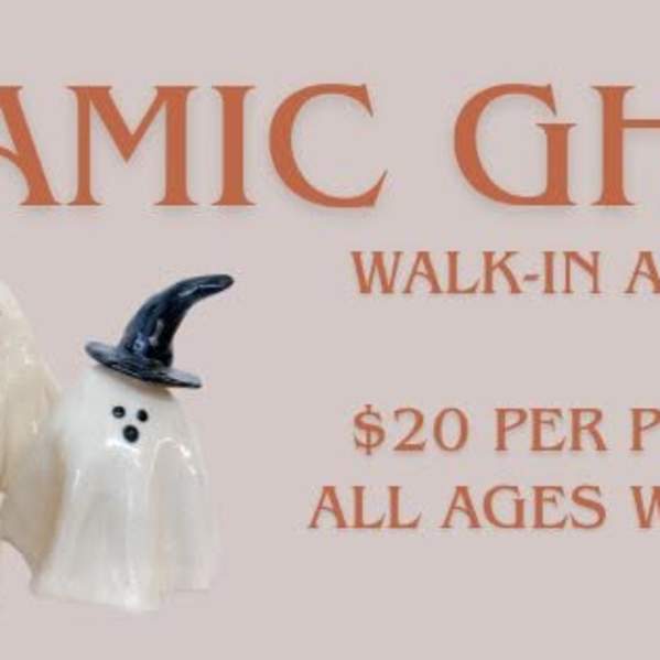 Ceramic Ghost Walk-in Activity