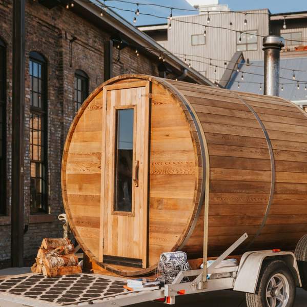 Log the Sauna at Drekker Brewing