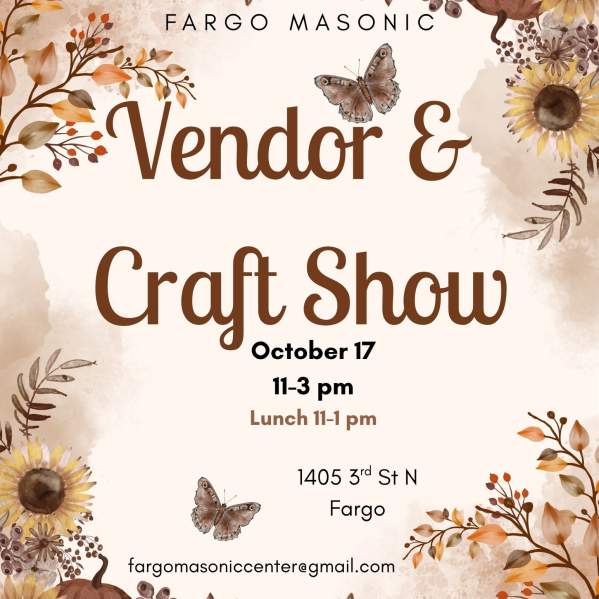Fargo Masonic Vendor & Craft Show