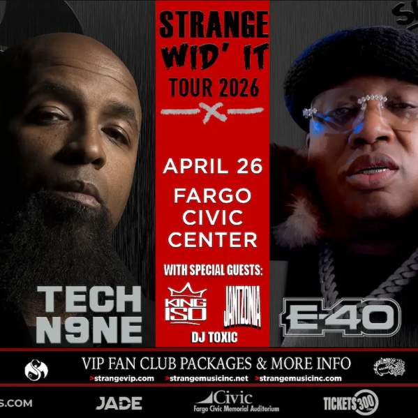 Tech N9ne x E-40 with King Iso, Jantzonia and DJ Toxic