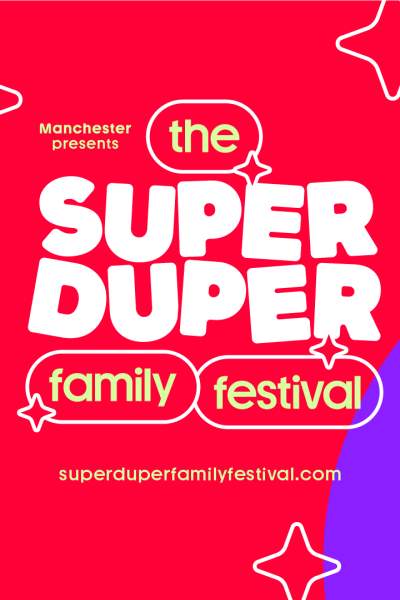 Super Duper Poster, red