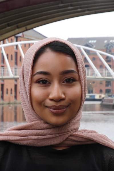 Digital content executive Humaira in Castlefield
