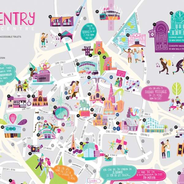Coventry City Centre Map