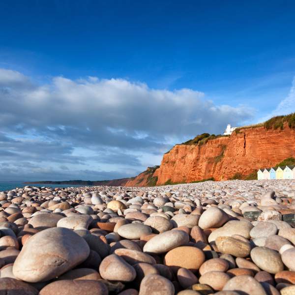 budleigh beach pebbles