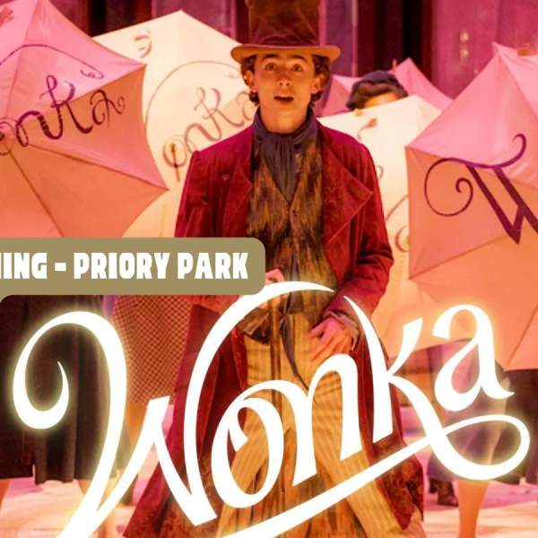 Poster for Wonka film screening