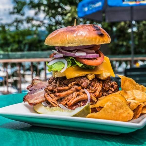 Marina Cafe burger