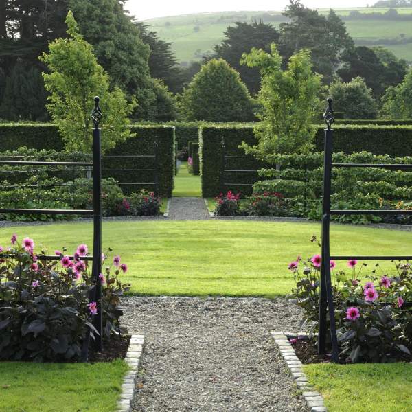 The gardens at Glenarm Castle